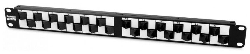 Патч-панель для рэковых шкафов Hyperline PP2A-19-24S-8P8C-C5E-110