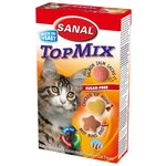 Добавка в корм SANAL TopMix с говядиной, курицей и лососем для кошек и котят - изображение