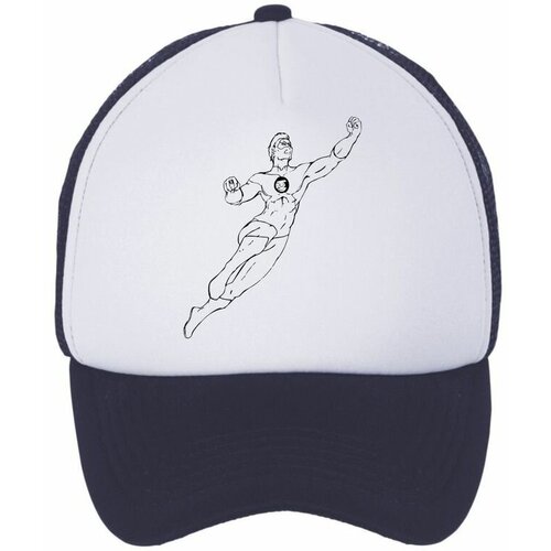 фото Кепка зелёный фонарь, green lantern №17, с сеткой suvenirof-shop