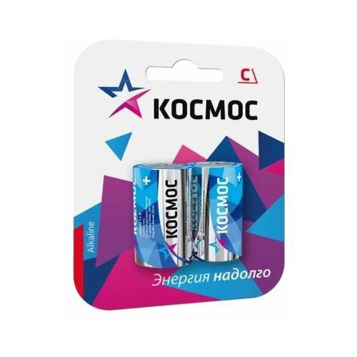 Элемент питания алкалиновый LR LR14 Максимум BP2 (блист.2шт) Космос KOCLR14MAX2BL ( 6 упак.) элемент питания алкалиновый lr lr20 максимум bp2 блист 2шт космос koclr20max2bl 6 упак