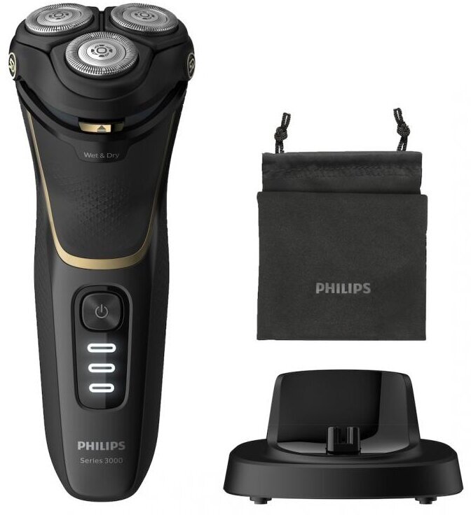 Электробритва Philips S3333/54, черный, золотой