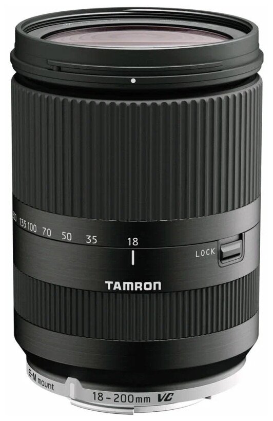 Объектив Tamron AF 18-200mm f/3.5-6.3 Di III VC (B011) Canon EF-M, черный