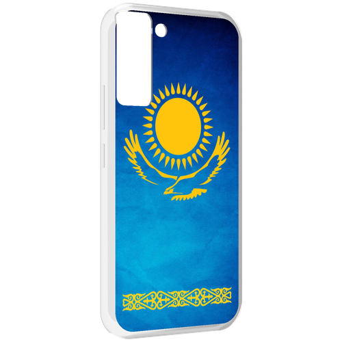 Чехол MyPads герб и флаг казахстана для Tecno Pop 5 LTE / Pop 5 Pro задняя-панель-накладка-бампер чехол mypads герб флаг эстонии для tecno pop 5 lte pop 5 pro задняя панель накладка бампер