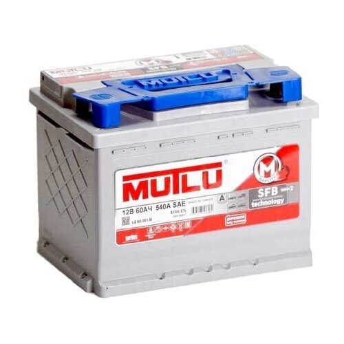 Аккумулятор 6СТ-60 Mutlu (о.п.) 540А Обратная полярность 540A 242x175x175 LB260054A