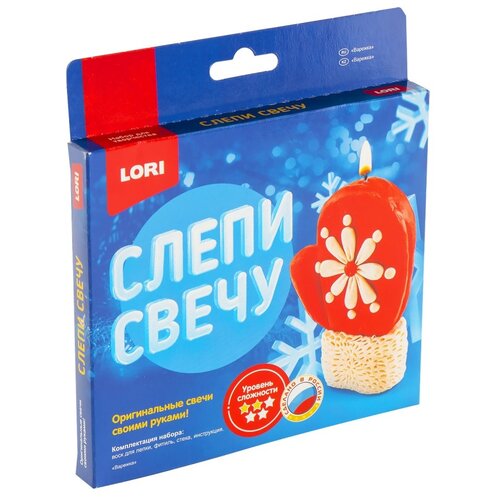 LORI Слепи свечу. Варежка, Пз/С-009 разноцветный 17 см 0.094 кг