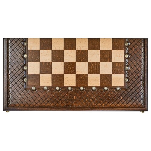 фото Шахматы + нарды резные "эндшпиль 1" 50, simonyan gamesdealer