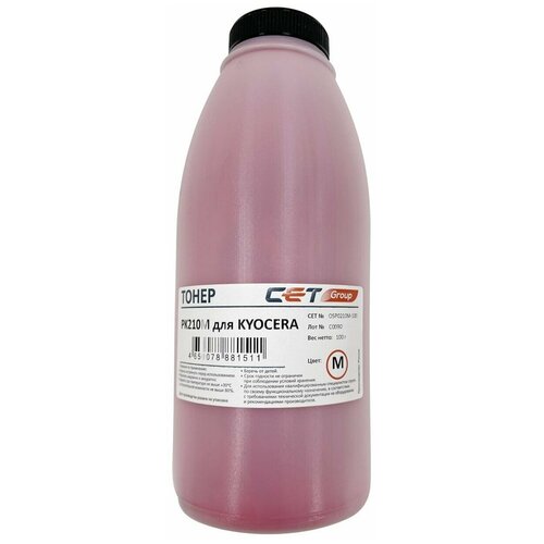 Cet OSP0210M-100 тонер (Kyocera TK-8335M - TK-5160M - TK-5270M - TK-5280M - TK-5290M - T) пурпурный 100 гр (совместимый) kyocera mita tk 5280m тонер картридж magenta p6235cdn m6235cidn m6635cidn 11000стр