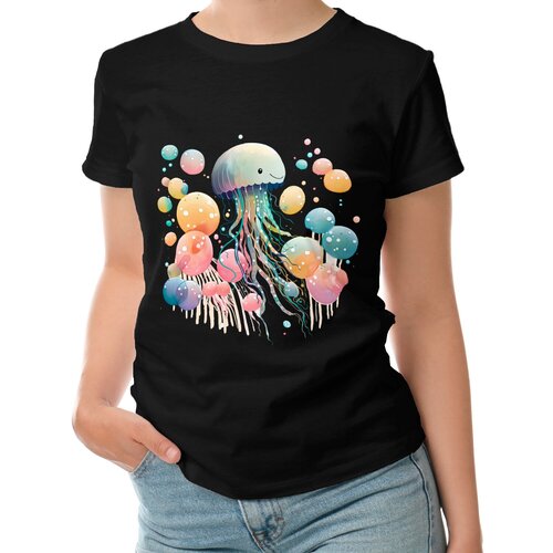 фото Футболка roly, размер s, черный