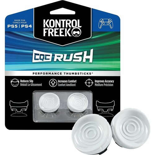 Насадки на стики FPS KontrolFreek CQC Rush для геймпада Sony PS4, PS5, Xbox 360 накладки №48 насадки на стики fps kontrolfreek destiny cqc signature edition для геймпада sony ps4 ps5 xbox 360 накладки 38