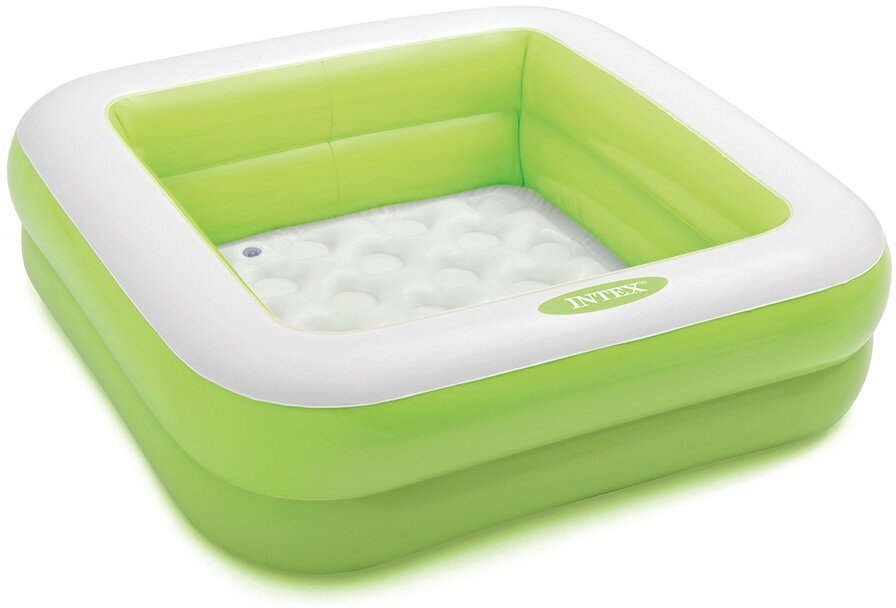 Детский надувной бассейн Intex Малыш, 1-3 года, зеленый