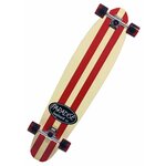 Лонгборд Paradise Red/White Stripes Kicktail - изображение