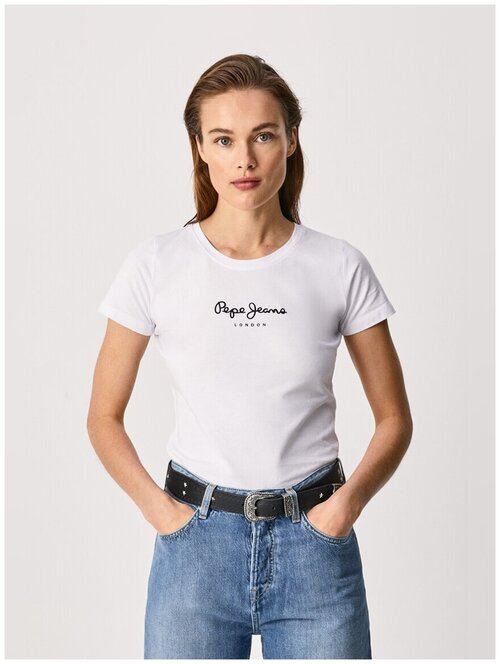 Футболка Pepe Jeans, размер XXS, белый