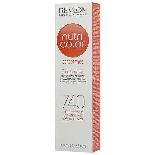 фото Крем Revlon Professional Nutri Color 3 in 1 cocktail 740 Light Copper, 100 мл