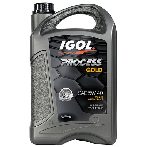 фото Синтетическое моторное масло igol process gold 5w-40 5 л