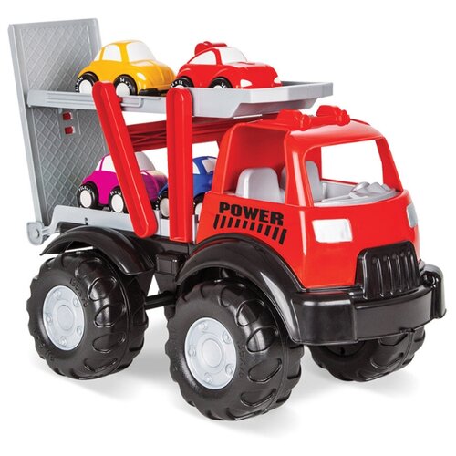 Грузовик Pilsan Power Truck+4 машинки игрушка тигрес multi truck грузовик с конструктором 39221