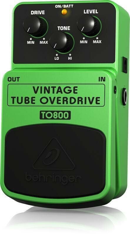 Behringer TO800 Vintage Tube Overdrive Педаль овердрайв с аутентичным ламповым звучанием