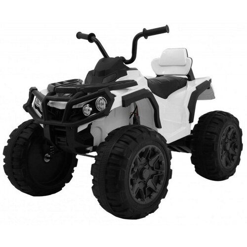 Детский квадроцикл Grizzly ATV 4WD White 12V с пультом управления - BDM0906-4 (BDM0906-4-WHITE-RC) bdm детский квадроцикл grizzly atv 4wd white 12v с пультом управления bdm0906 4