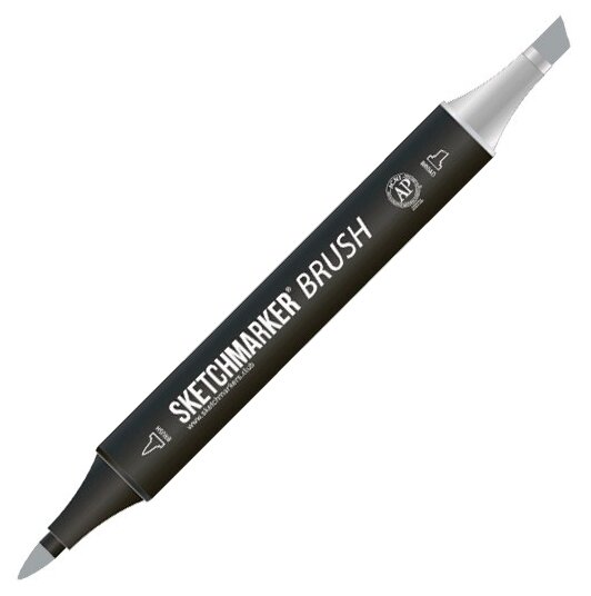 Маркер Sketchmarker Brush двухсторонний на спирт.основе цв.NG6 Нейтральный серый 6