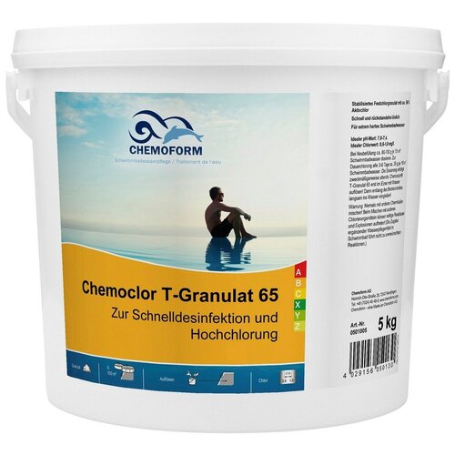 Кемохлор Т-65 гранулированный CHEMOFORM (кемоформ) (56% активного хлора), 10кг