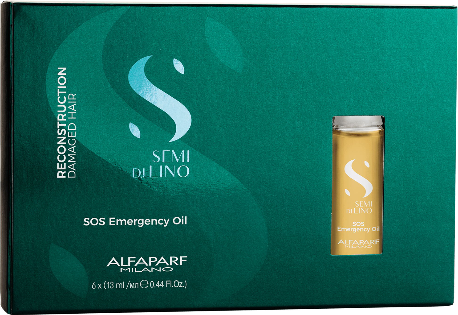 ALFAPARF MILANO Mасло, восстанавливающее структуру волос Reconstruction SOS Emergency Oil, 6 х 13 мл (ALFAPARF MILANO, ) - фото №8