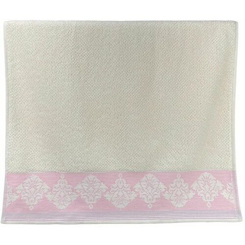 Махровое полотенце Abu Dabi 50*90 см, цвет - молочный (0434), плотность 500 гр, 2-я нить.