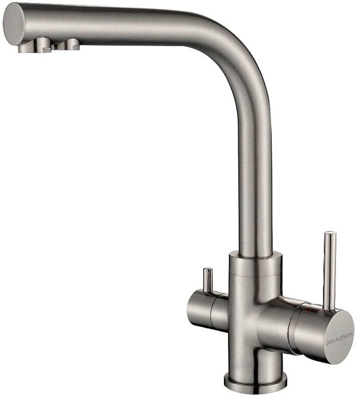 Смеситель Paulmark ESSEN Es213011-BS брашированная сталь с подключением к фильтру