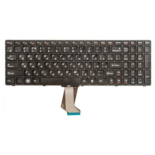 Клавиатура ZeepDeep для Lenovo IdeaPad G580 G585 Z580 Z580A Z585 Z780 25-201846 25201827 Black black frame гор Enter 25201857 775₽