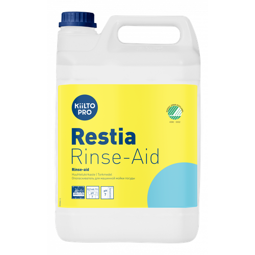 Kiilto Restia Rinse-Aid Ополаскиватель для посудомоечной машины, 5л