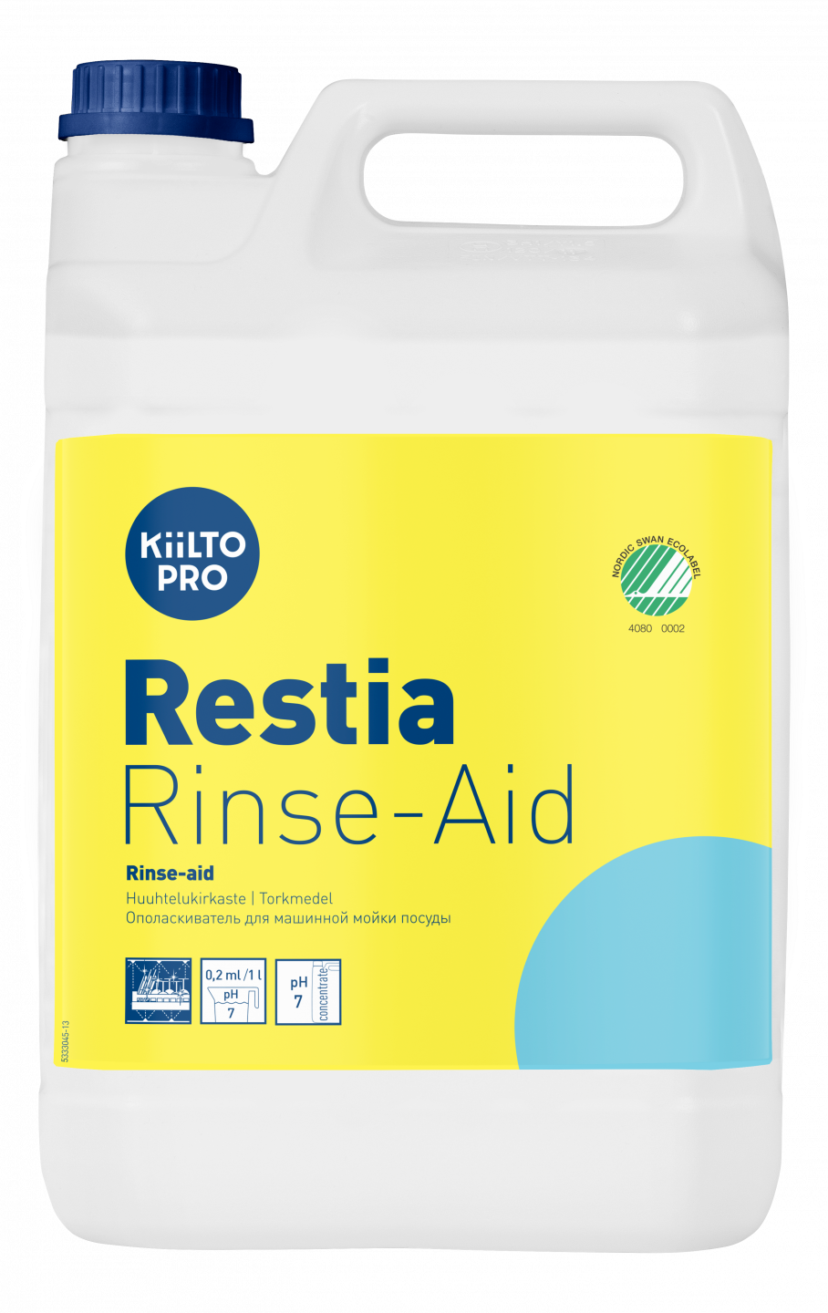 Kiilto Restia Rinse-Aid Ополаскиватель для посудомоечной машины, 5л - фотография № 1