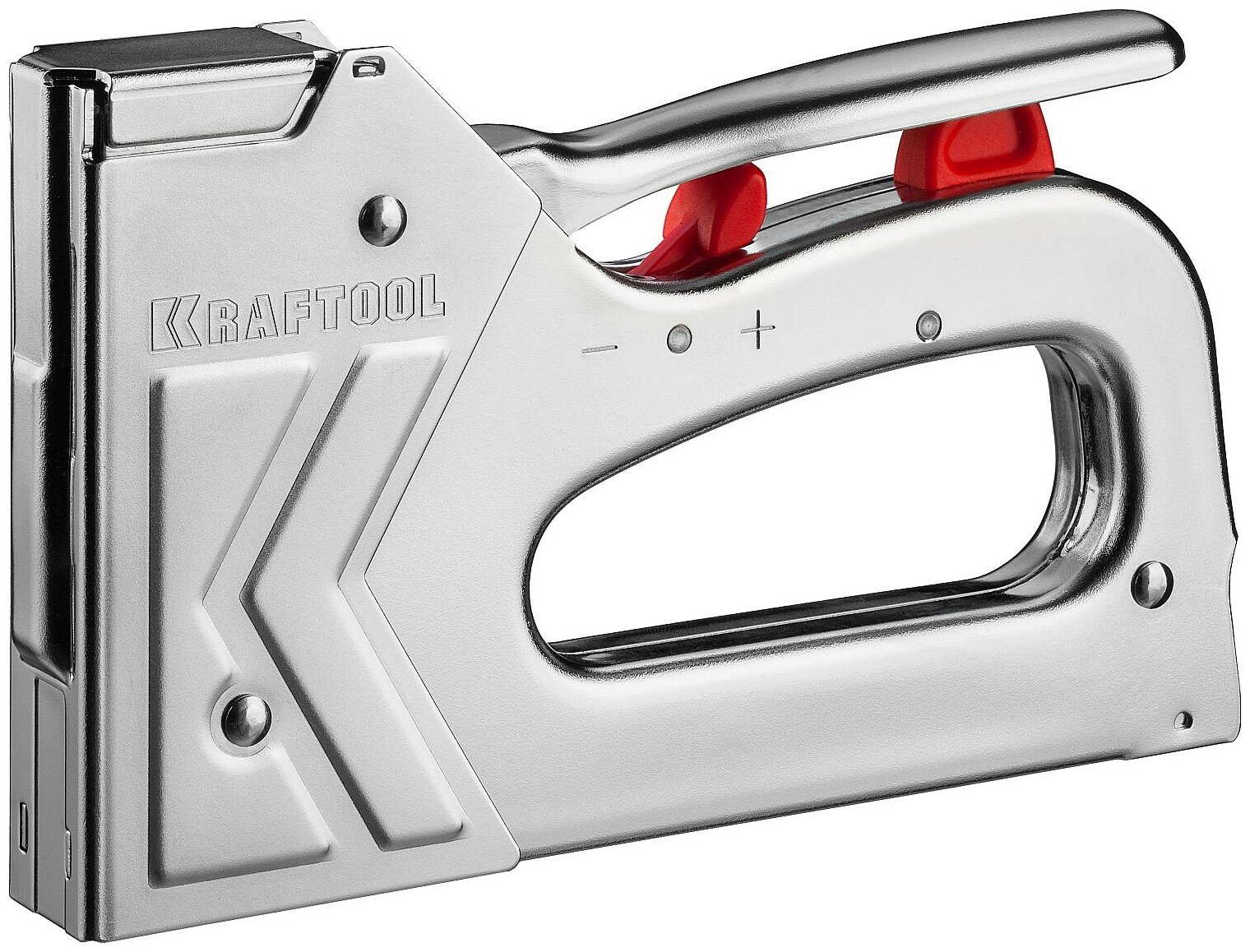 Степлер строительный Kraftool HARD-53 для скоб 53/6-14, штифтов 300/16, шпилек 500/16, стальной, механический