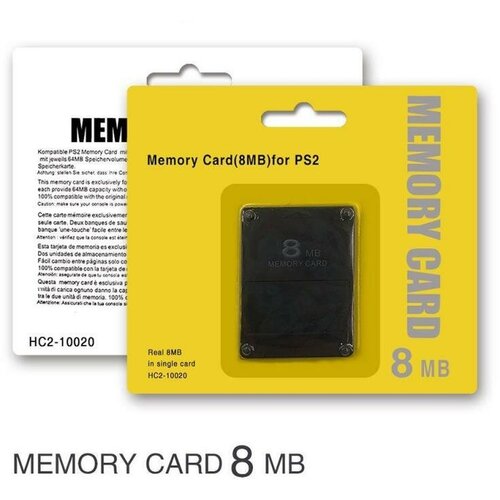 Карта памяти для игровой приставки Sony Playstation 2 PS2 Memory Card 8mb сетевая карта mypads для ps2 адаптер sata карта памяти sony playstation 2 для сетевой адаптер игровой консоли ps2