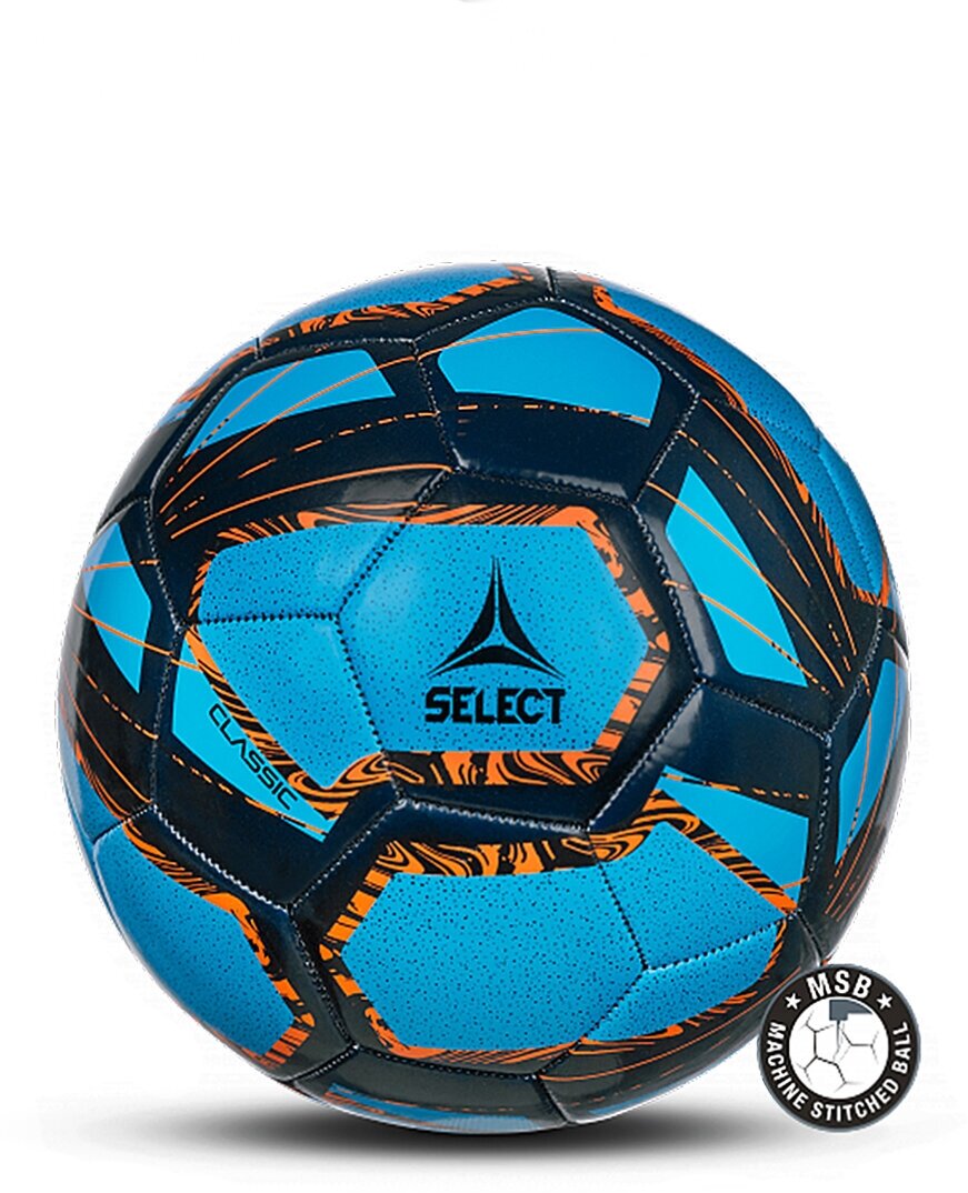 Футбольный мяч SELECT CLASSIC V22, син/чер/оранж, 5