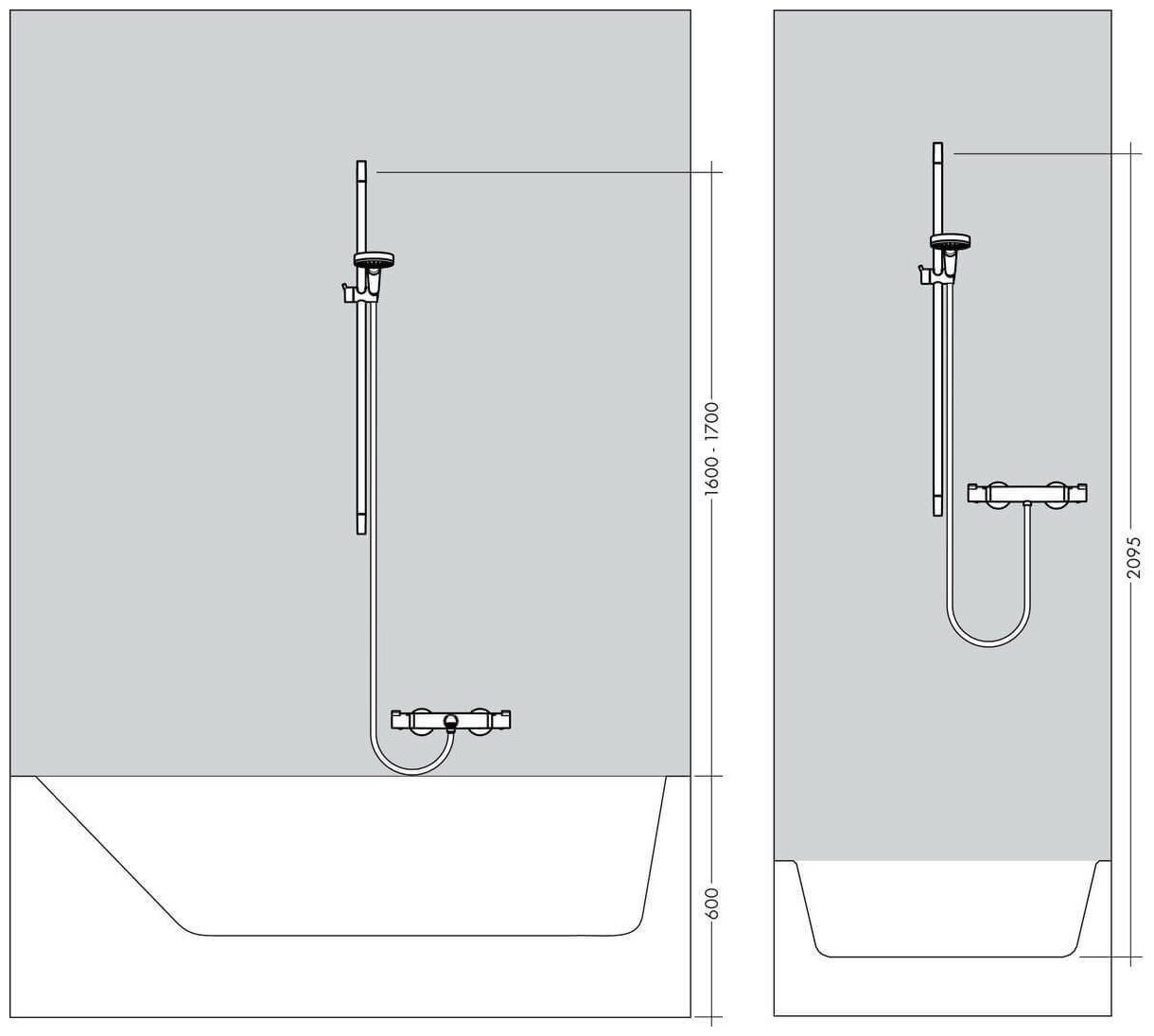 Душевой гарнитур Hansgrohe Croma 27771000 - фотография № 10