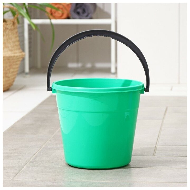 фото Ведро круглое, 5 л, d=22 см, h=19,5 см, цвет микс