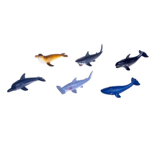 Набор морских животных Подводный мир, 6 фигурок 4343384 .