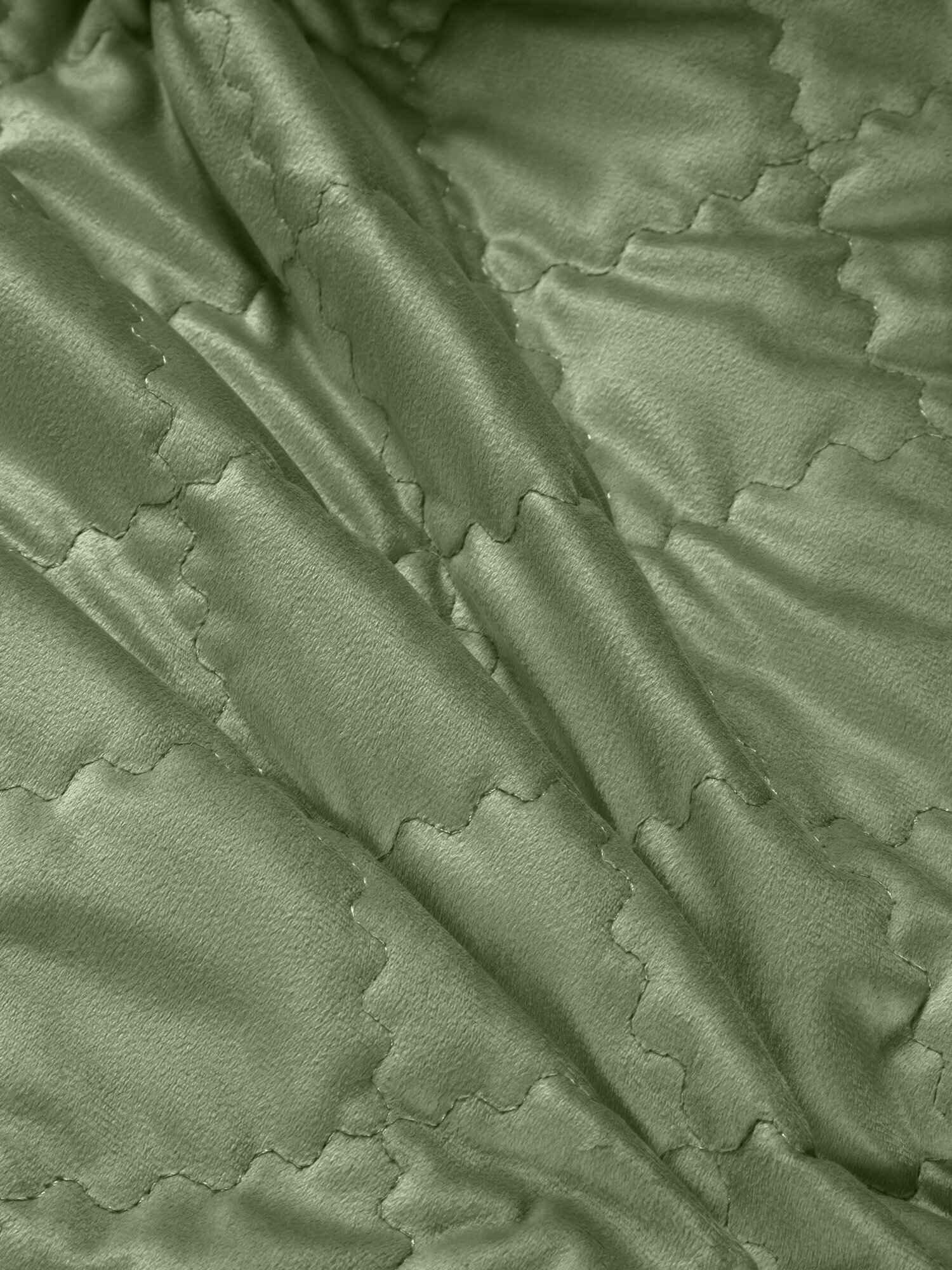 ESTIA Покрывало Вилен цвет: светло-зеленый (240х260 см) - фотография № 7