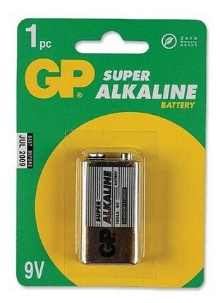 Батарея GP Supercell 1604S 6F22 9V (1шт)