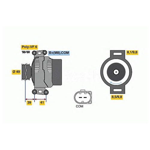 BOSCH 0986048820 генератор