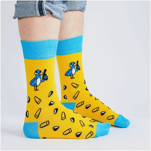 Носки St. Friday, размер 34-37, желтый носки st friday размер 34 37 желтый