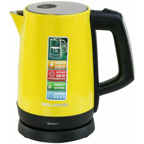 Электрочайник WILLMARK WEK-1758S голубой 183200₽