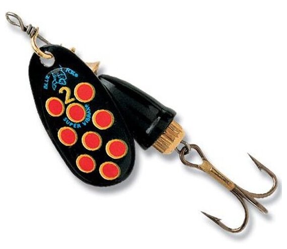 Блесна вертушка Bluefox BFS2-BYR, цвет Black-/-Yellow-/-Red, 5см, 6гр