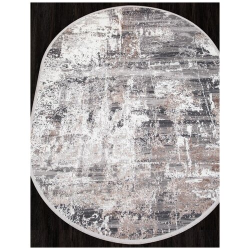 Ковер 1403 - ACIK GRI - Овал - коллекция MODA 0.80x1.50