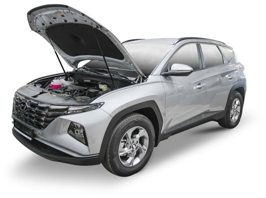 Для Hyundai Tucson (Хендай Туксон) IV 2021- / Kia Sportage V 2021- Газовые упоры (амортизаторы) капота АвтоУпор (UHYTUC021)