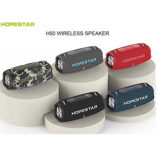 Портативная блютуз колонка Hopestar H50 камуфляж мощность 20W 310000₽