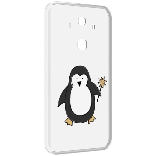 Чехол MyPads Волшебный пингвин для Huawei Mate 10 Pro задняя-панель-накладка-бампер