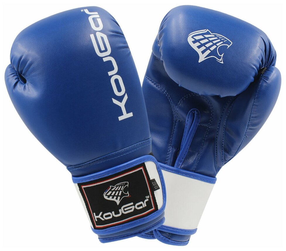 Перчатки боксерские Kougar Ko300-6, 6oz, синий
