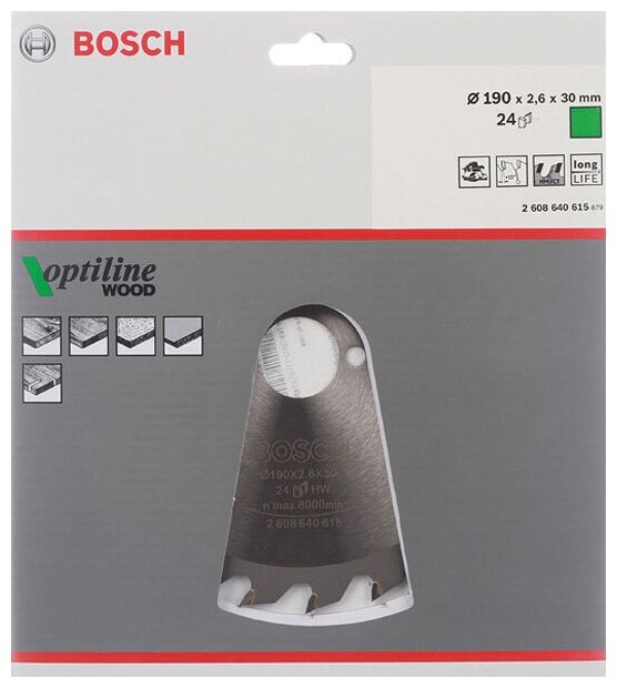 Диск пильный Bosch - фото №5