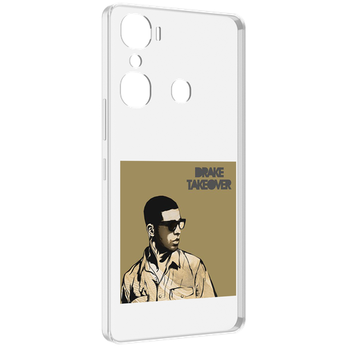 Чехол MyPads Drake - Takeover для Infinix Hot 12 Pro задняя-панель-накладка-бампер