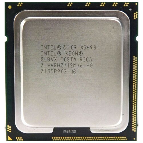 Процессор Intel Xeon X5690 Gulftown LGA1366, 6 x 3467 МГц, OEM процессор intel xeon e5645 gulftown 2400mhz lga1366 l3 12288kb oem at80614003597ac