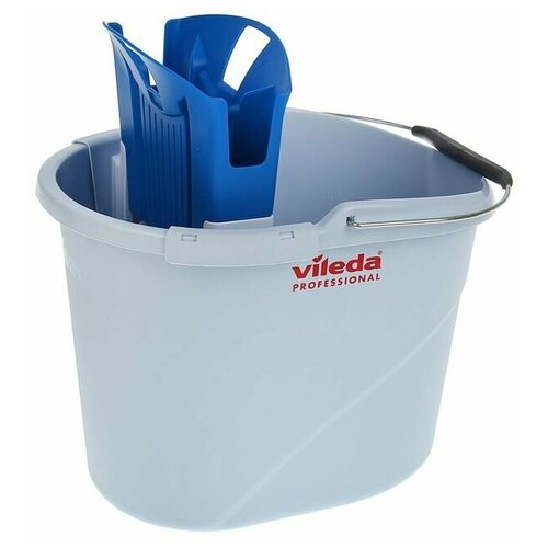 Vileda Professional Ведро с системой отжима Vileda УльтраСпид Мини, 10 л, цвет синий
